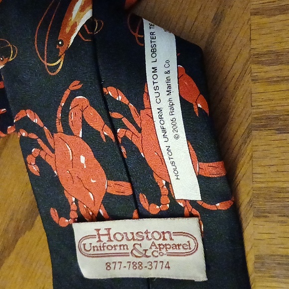 🤠New Houston Uniform & Apparel Co.  Seafood Tie - Picture 3 of 3